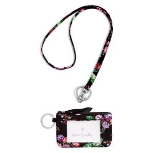 Lanyard & Iconic Zip ID Case in Winter Berry
